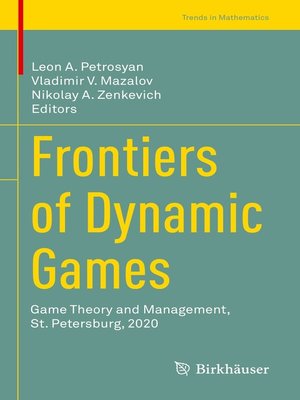 cover image of Frontiers of Dynamic Games